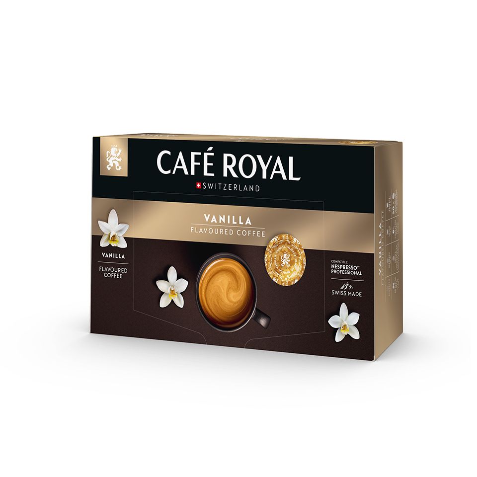 Immagine di 50 Cialde caffè Espresso VANILLA Compatibili Nespresso Professional