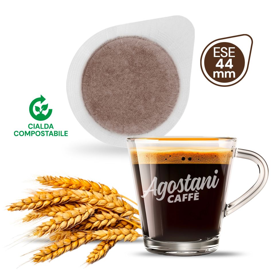Immagine di 150 Cialde Caffè Orzo Agostani formato 44mm ESE compatibili MOKONA con Spedizione Gratuita