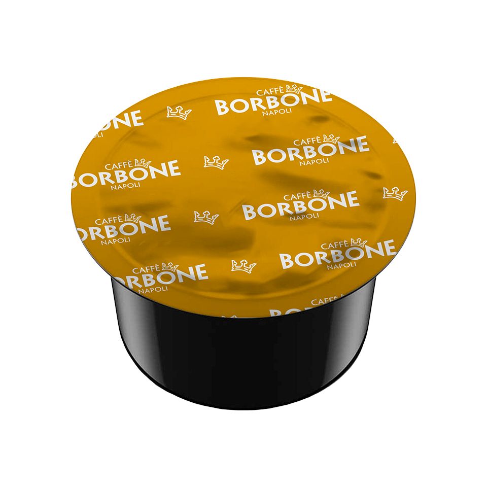 Immagine di 100 Capsule Caffè Borbone Miscela ORO compatibili Lavazza Blue e In Black