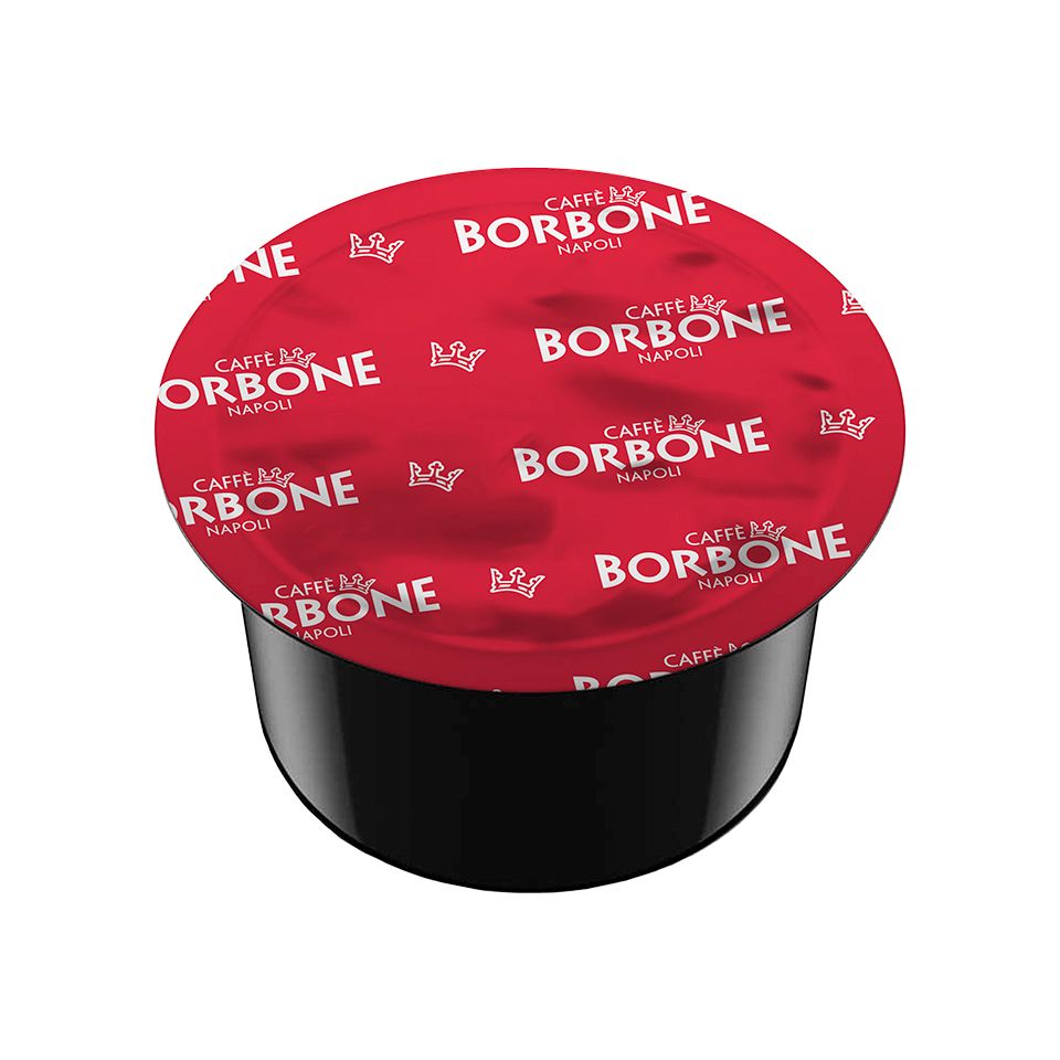 Immagine di 100 Capsule Caffè Borbone Miscela ROSSA compatibili Lavazza Blue e In Black