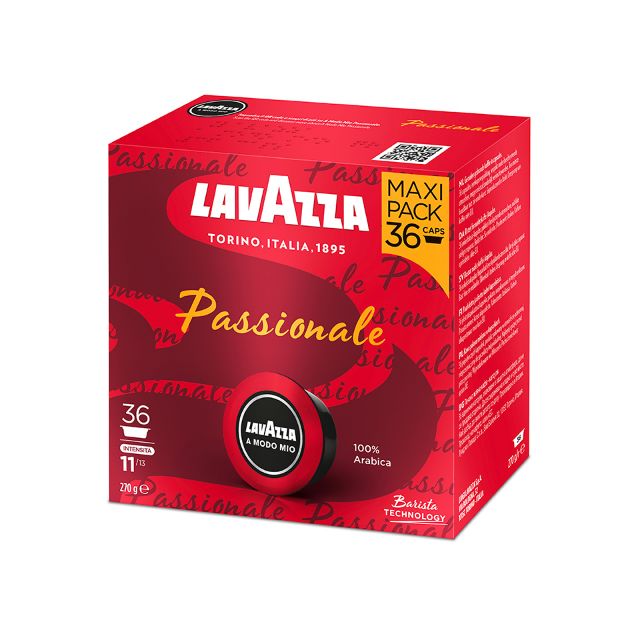 180 Cialde Lavazza a Modo Mio Passionale  + 18 Capsule Omaggio