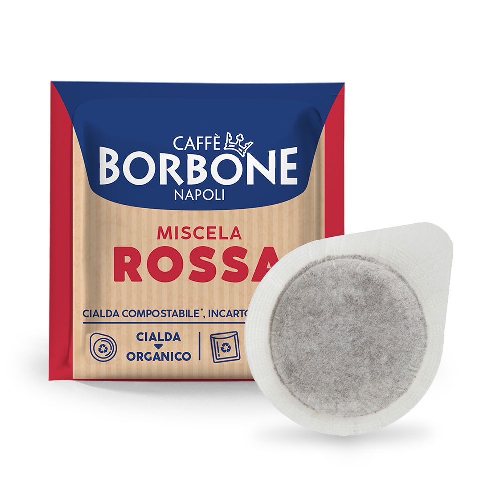 150 Cialde filtrocarta Caffè Borbone miscela ROSSA 44 mm ESE