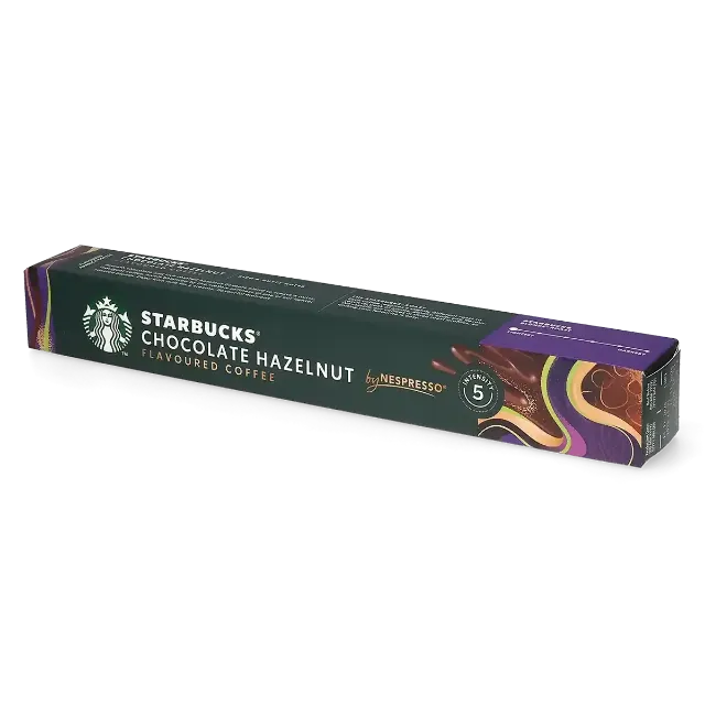 10 capsule STARBUCKS® Chocolate Hazelnut by Nespresso®, per caffè espresso 