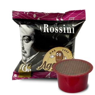 50 Cialde caffè Agostani Rossini compatibile macchine Lavazza BLUE e Lavazza In Black