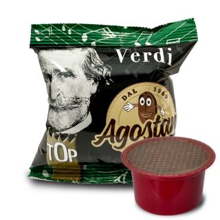 50 Capsule caffè Agostani Verdi compatibile macchine Lavazza BLUE e Lavazza In Black