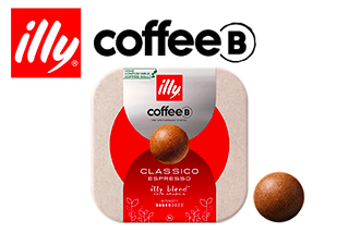 Illy CoffeeB sfere di caffè compostabili