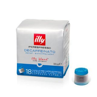 108 capsule Illy Iperespresso DECAFFEINATO