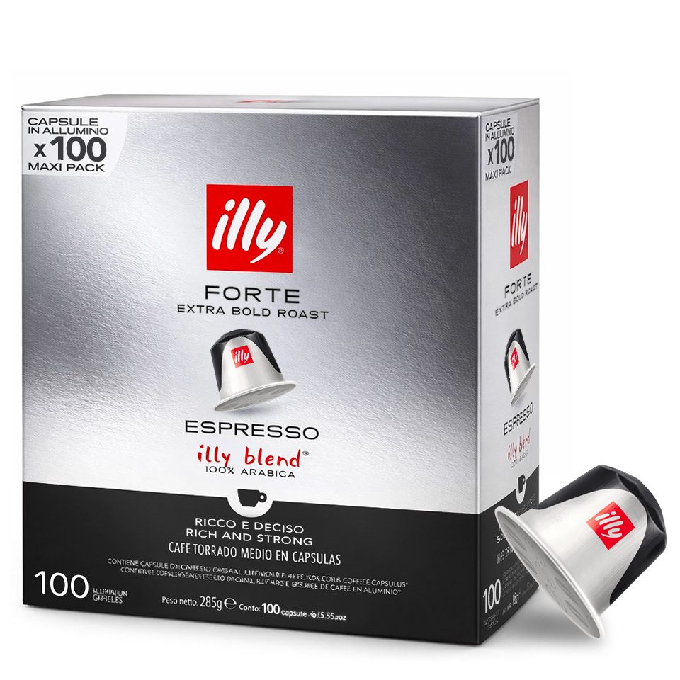 Immagine di 50 capsule Illy FORTE compatibili Nespresso