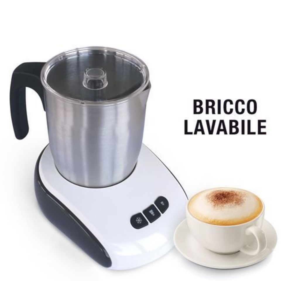 Immagine di Cappuccinatore Lavabile Montalatte per latte caldo e freddo - SCATOLA DANNEGGIATA/APERTA