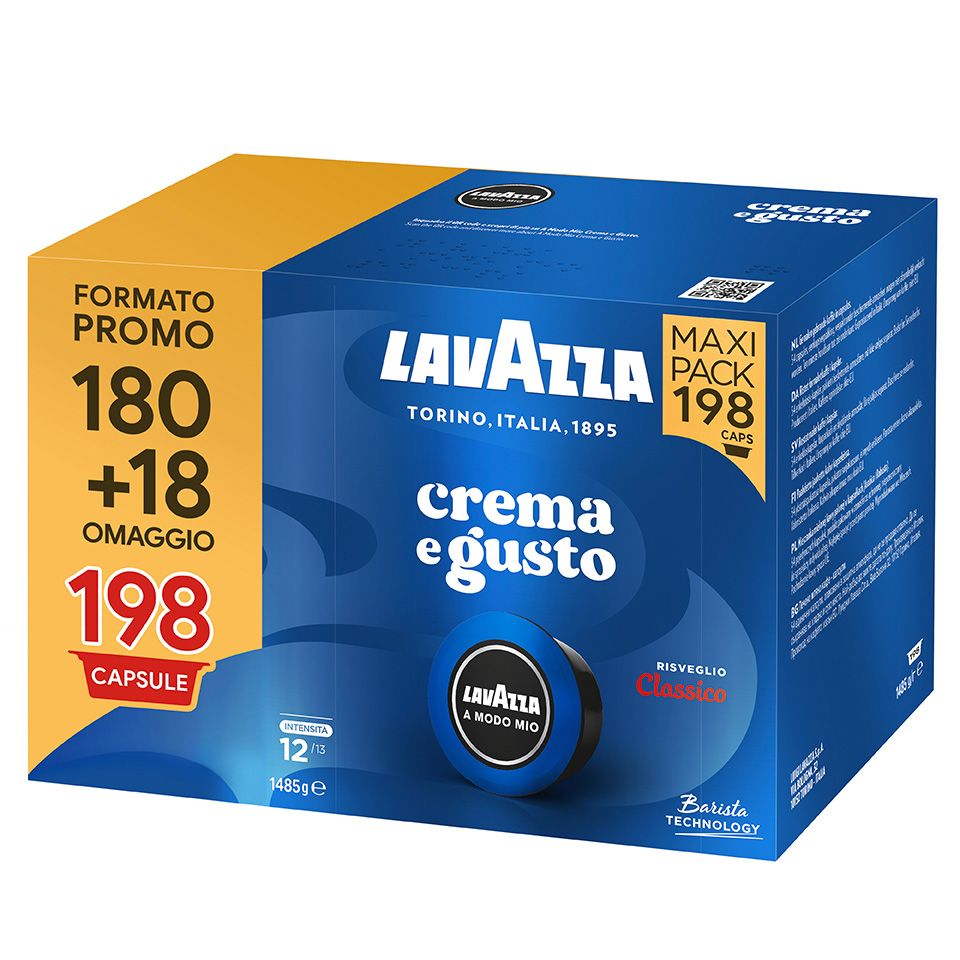 Immagine di 180 Cialde Lavazza a Modo Mio Crema e Gusto Classico