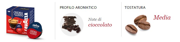 Aroma, Tostatura Capsule A Modo Mio Crema e Gusto