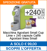 Offerta small cup Lime con 240 capsule