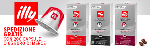 cialde capsule Illy compatibile Nespresso