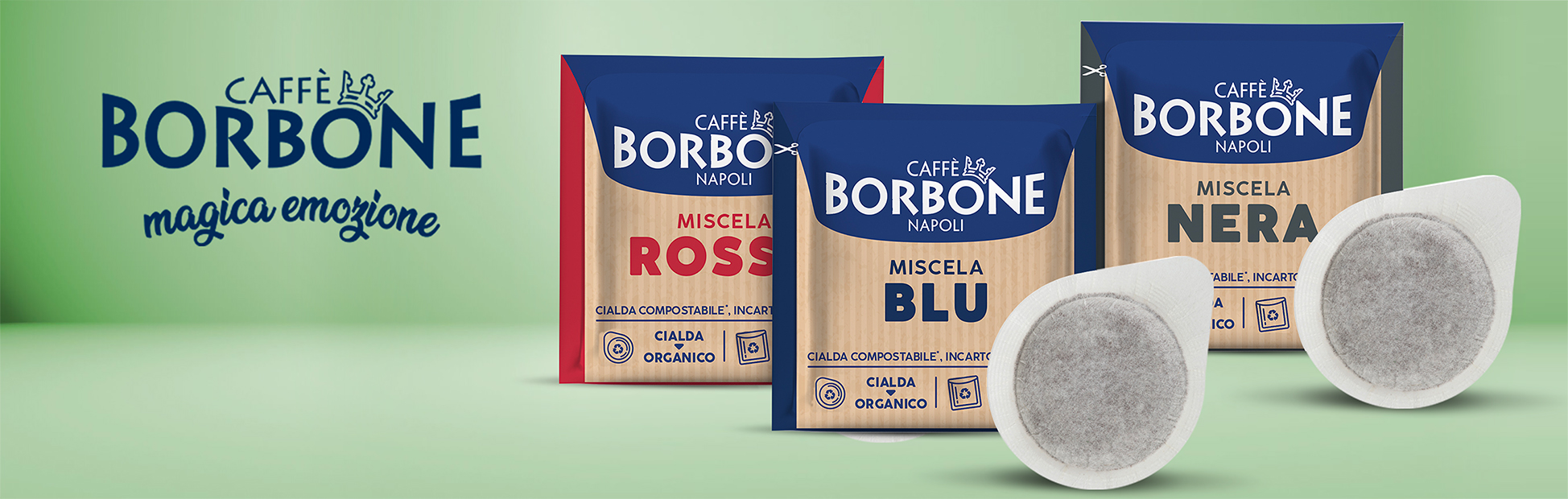 cialde caffè borbone 44mm ESE