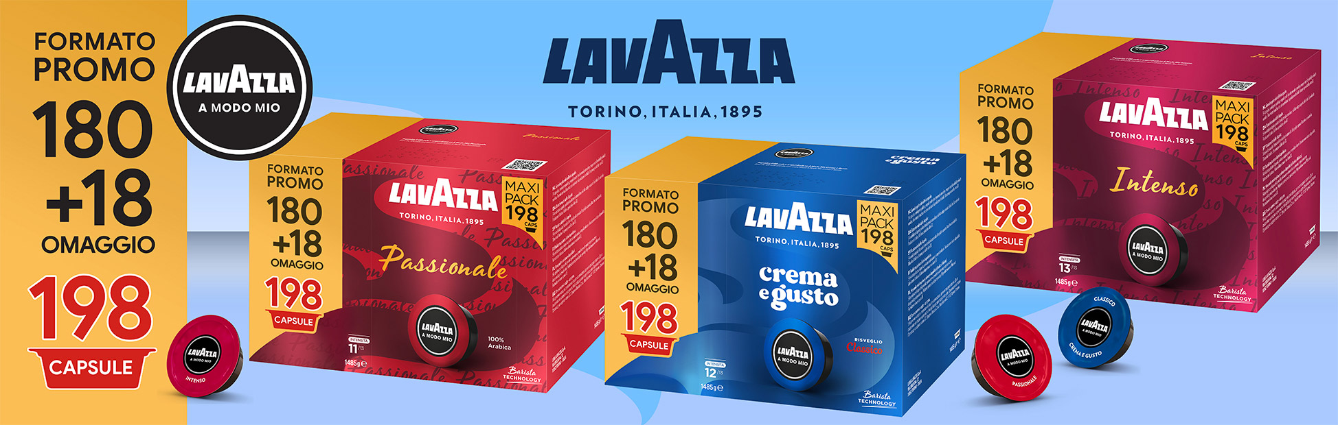 Capsule originali e compatibili Lavazza A Modo Mio