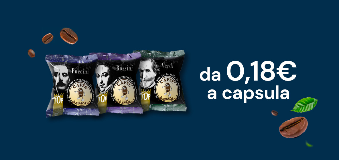 Capsule e cialde caffè Agostani Capsule e cialde caffè Agostani