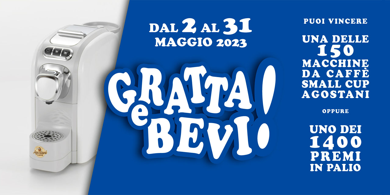 Gratta e Bevi Tuttocialde Caffè Agostani