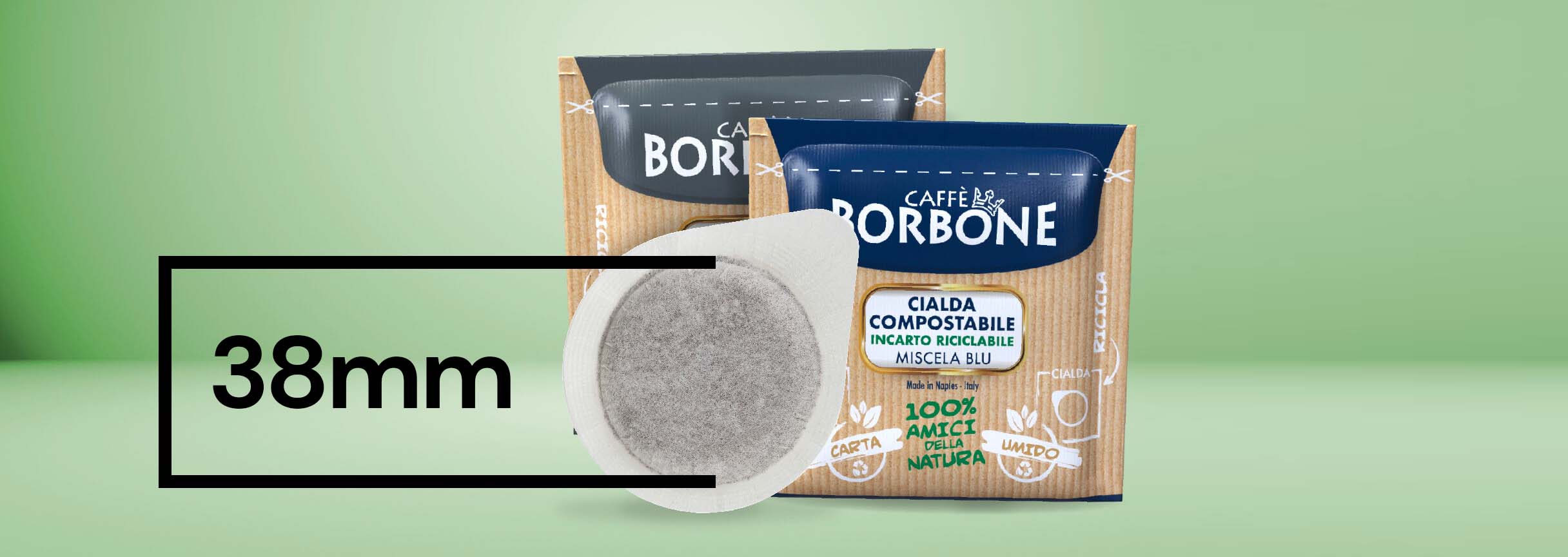 Caffe Borbone cialde diametro 38 mm Caffe Borbone cialde diametro 38 mm