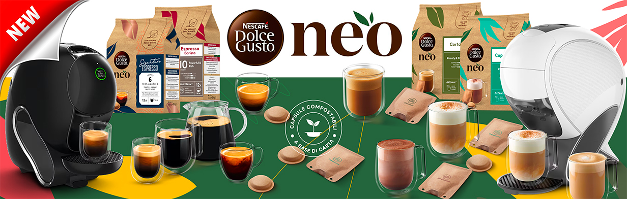 Capsule compostabili Dolce Gusto NEO