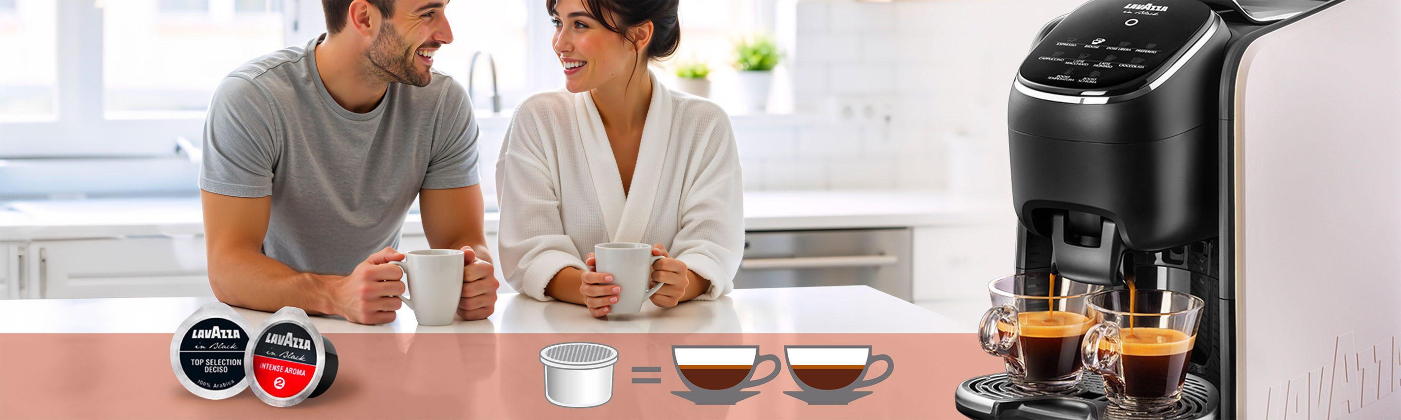 Cialde e capsule compatibili Sistema Lavazza Bidose Nims