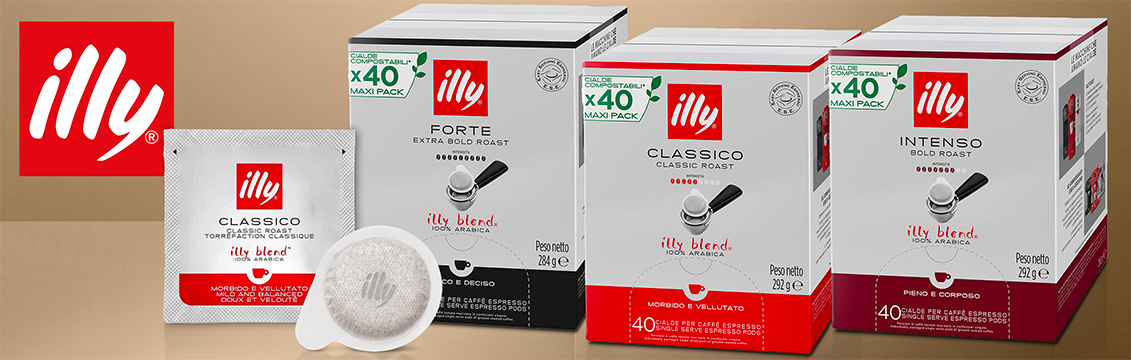 Cialde Illy filtrocarta 44mm ESE