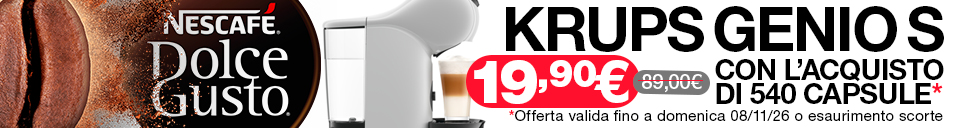 Macchina Genio Krups Black Friday Macchina Genio Krups Promo Black Friday