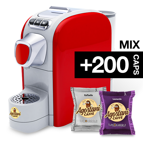 Macchina caffè Agostani Small-Cup Rossa